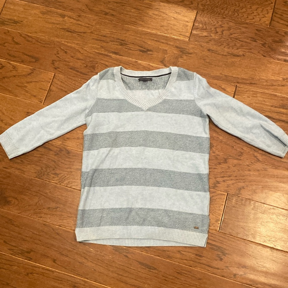 Tommy Hilfiger Blue Striped Sweater - S/P